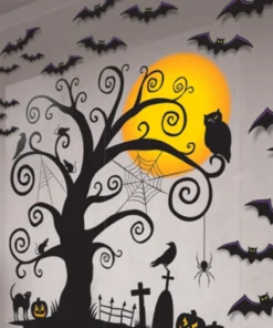 AMSCAN Halloween Wall Scene Kit