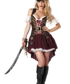 Womens Sexy Swashbuckler Pirate Costume