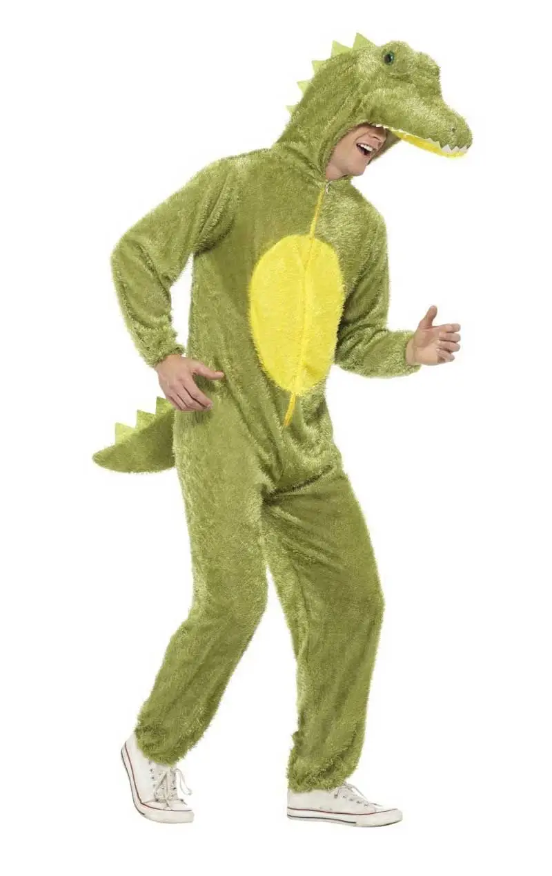 Smiffys Adult Crocodile Animal Onesie Costume 1 Smiffys Adult Crocodile Animal Onesie Costume