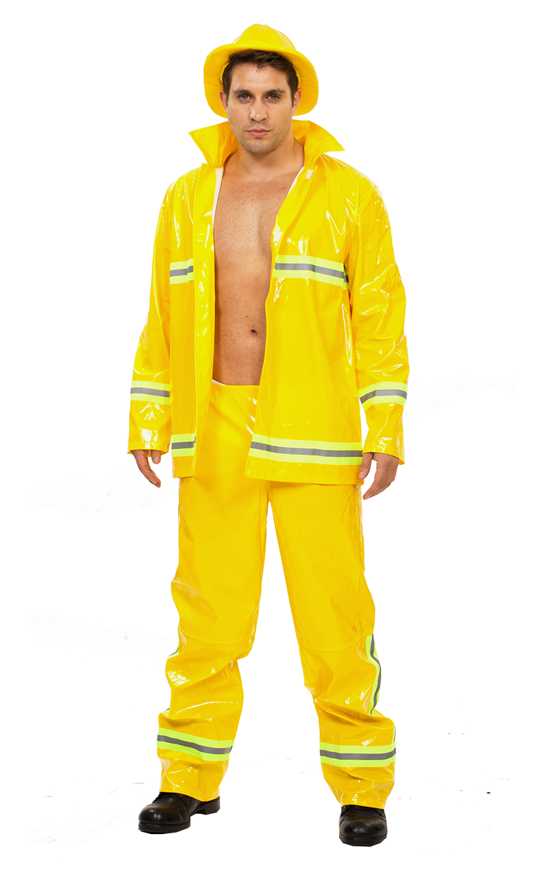 Smiffys Mens Fireman Costume 1 Smiffys Mens Fireman Costume