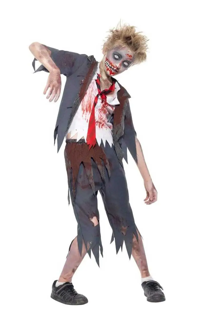 Smiffys High School Horror School Boy Costume 1 Smiffys High School Horror School Boy Costume