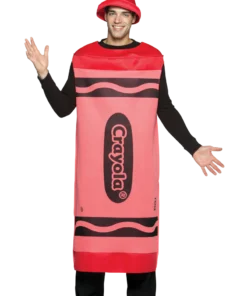 Mens Red Crayola Costume
