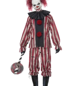 Mens Nightmare Clown Halloween Costume