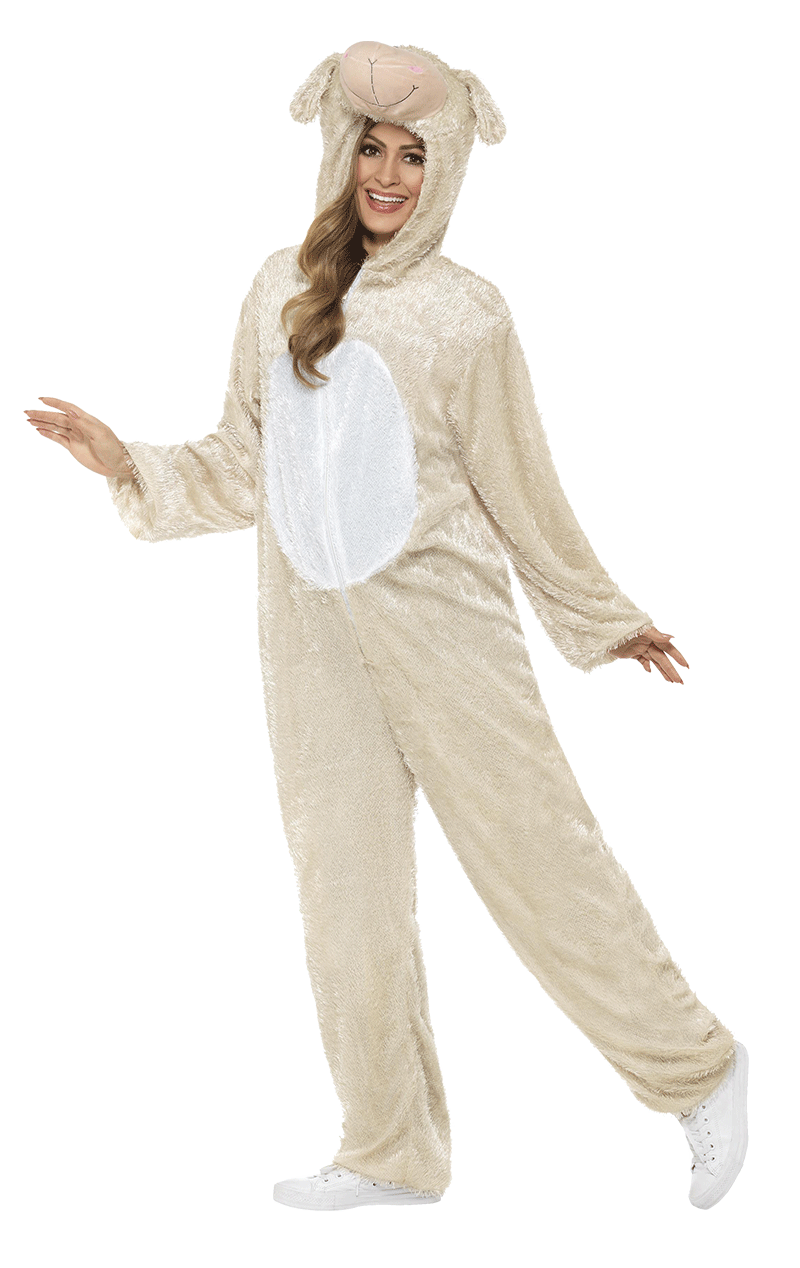 Smiffys Adult Lamb Costume 2 Smiffys Adult Lamb Costume - Image 2