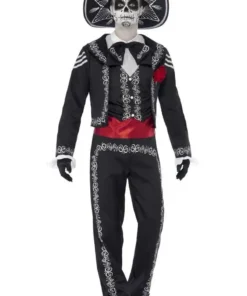 Smiffys Mens Day Of The Dead Senor Bones Costume