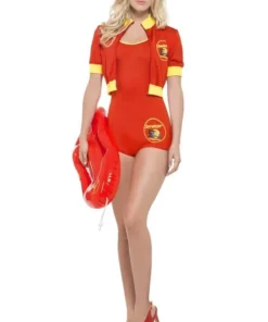 Smiffys Baywatch Costume Official Bodysuit