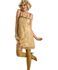 Golden Gatsby Girl Costume