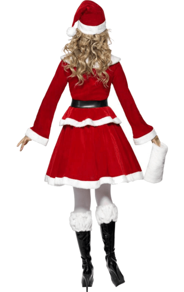 Smiffys Womens Miss Elegant Santa Costume 3 Smiffys Womens Miss Elegant Santa Costume - Image 3