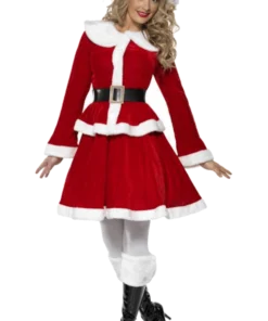 Joke Sale Store 9 Smiffys Womens Miss Elegant Santa Costume