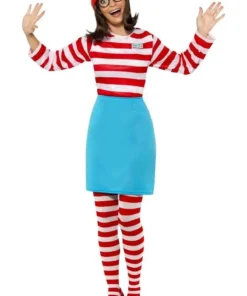Smiffys Womens Wenda Wheres Wally Costume