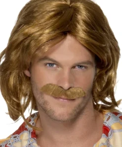 Smiffys 70s Super Trouper Wig And Moustache
