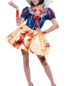 GENERIC Womens Dark Snow White Halloween Costume
