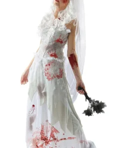 GENERIC Womens Deadly Bride Halloween Costume