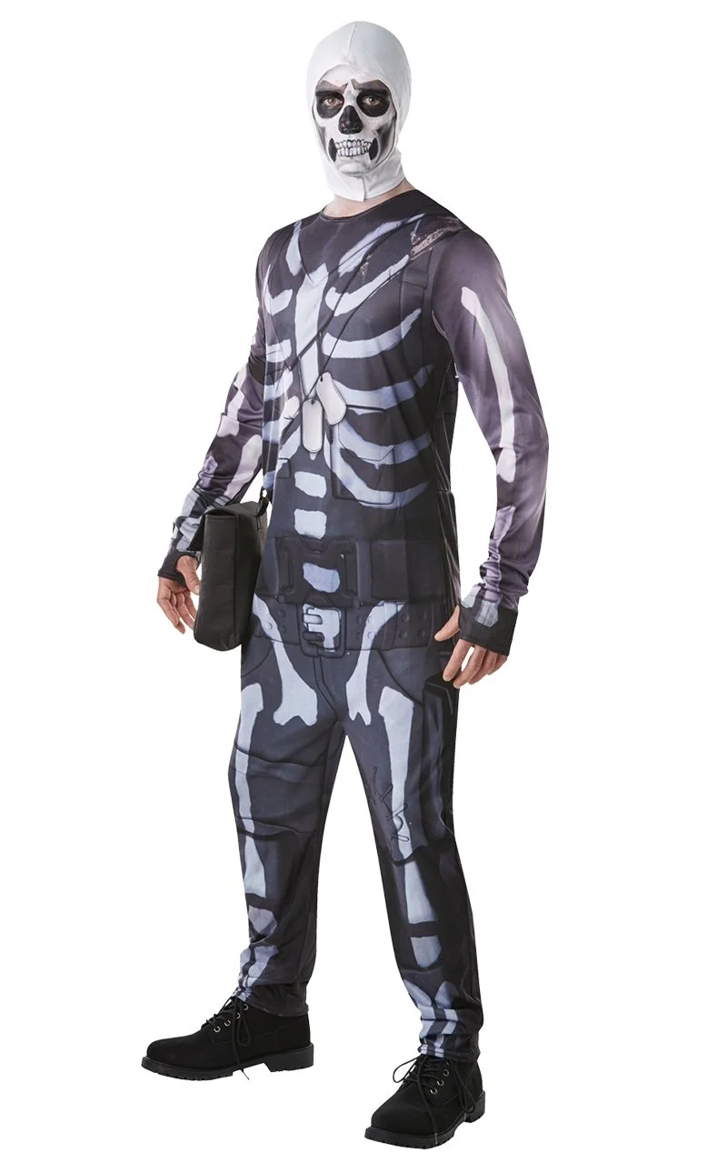Adult Skull Trooper Fortnite Costume - Deluxe 1 Adult Skull Trooper Fortnite Costume - Deluxe