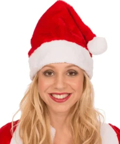 Smiffys Adult Fleece Santa Hat