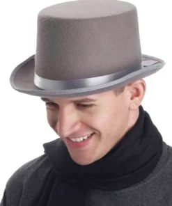Ghost Grey Top Hat
