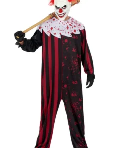 GENERIC Mens Scary Clown Costume